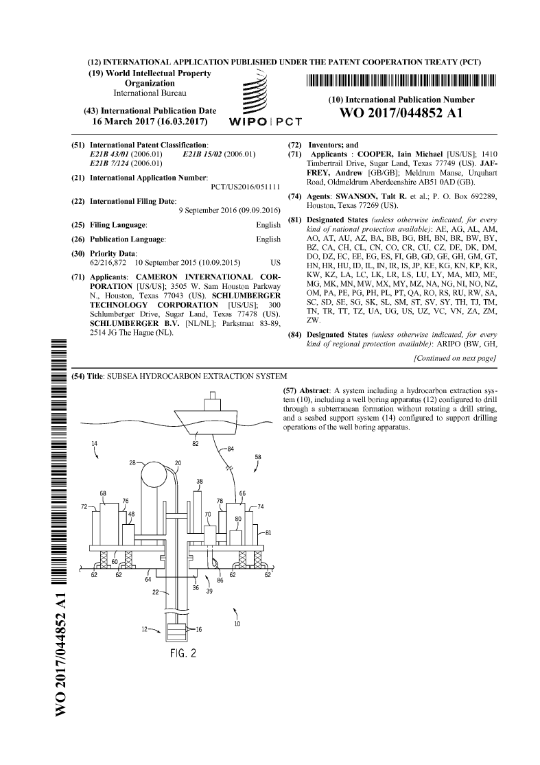 Download PDF file of published patent